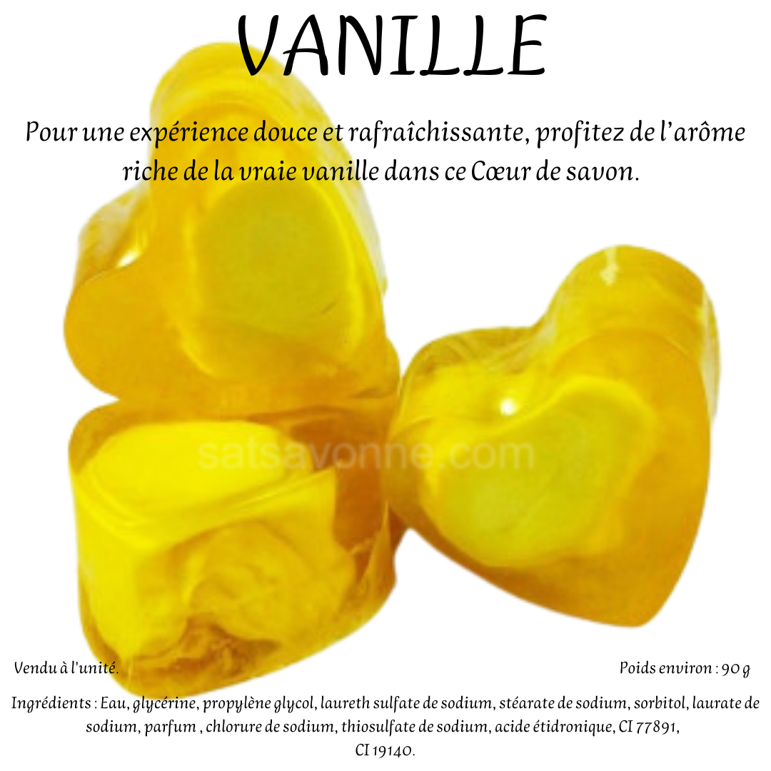 *Savons cœur 41 Variétés*