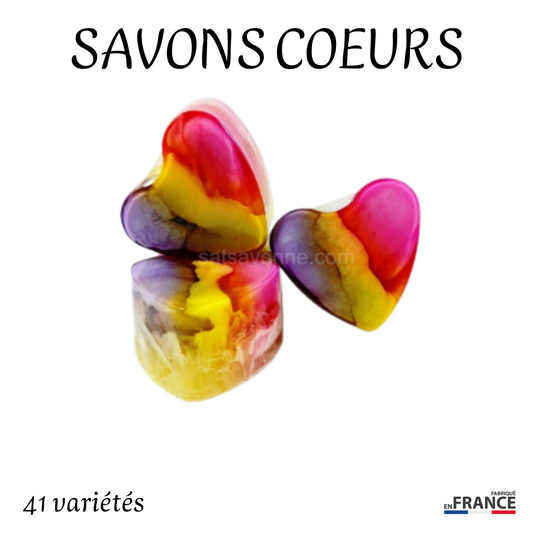 *Savons cœur 41 Variétés*