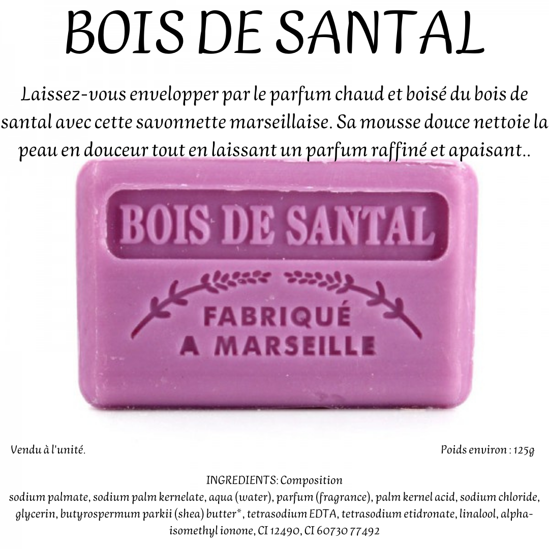 48 Variétés Savonnette Marseillaise au Beurre de Karité Bio