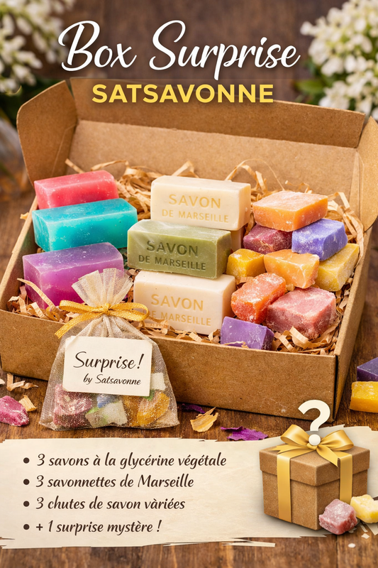 🧼 Box Surprise de Savons – Découvrez nos parfums !