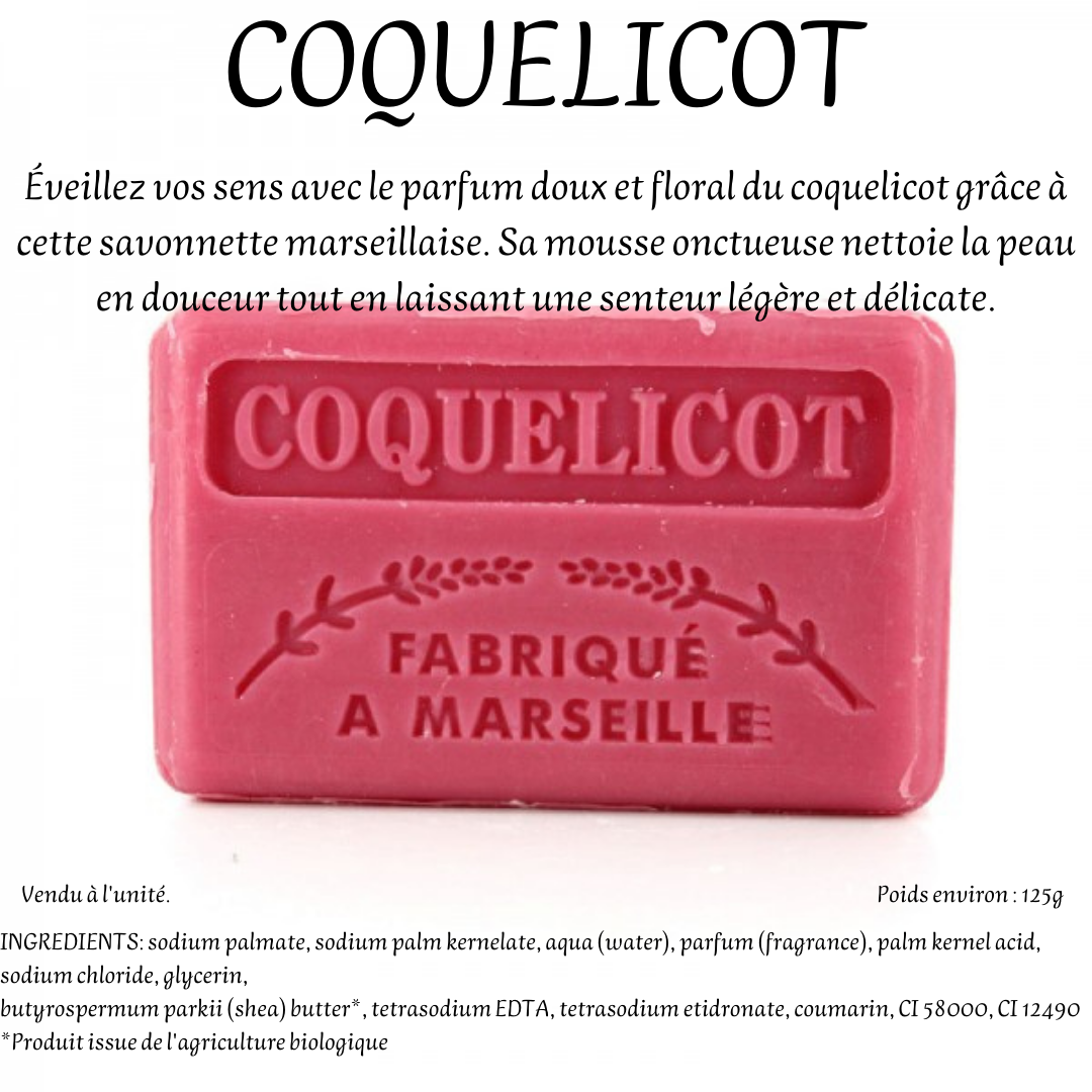 48 Variétés Savonnette Marseillaise au Beurre de Karité Bio