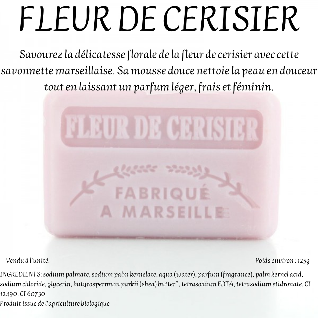 48 Variétés Savonnette Marseillaise au Beurre de Karité Bio