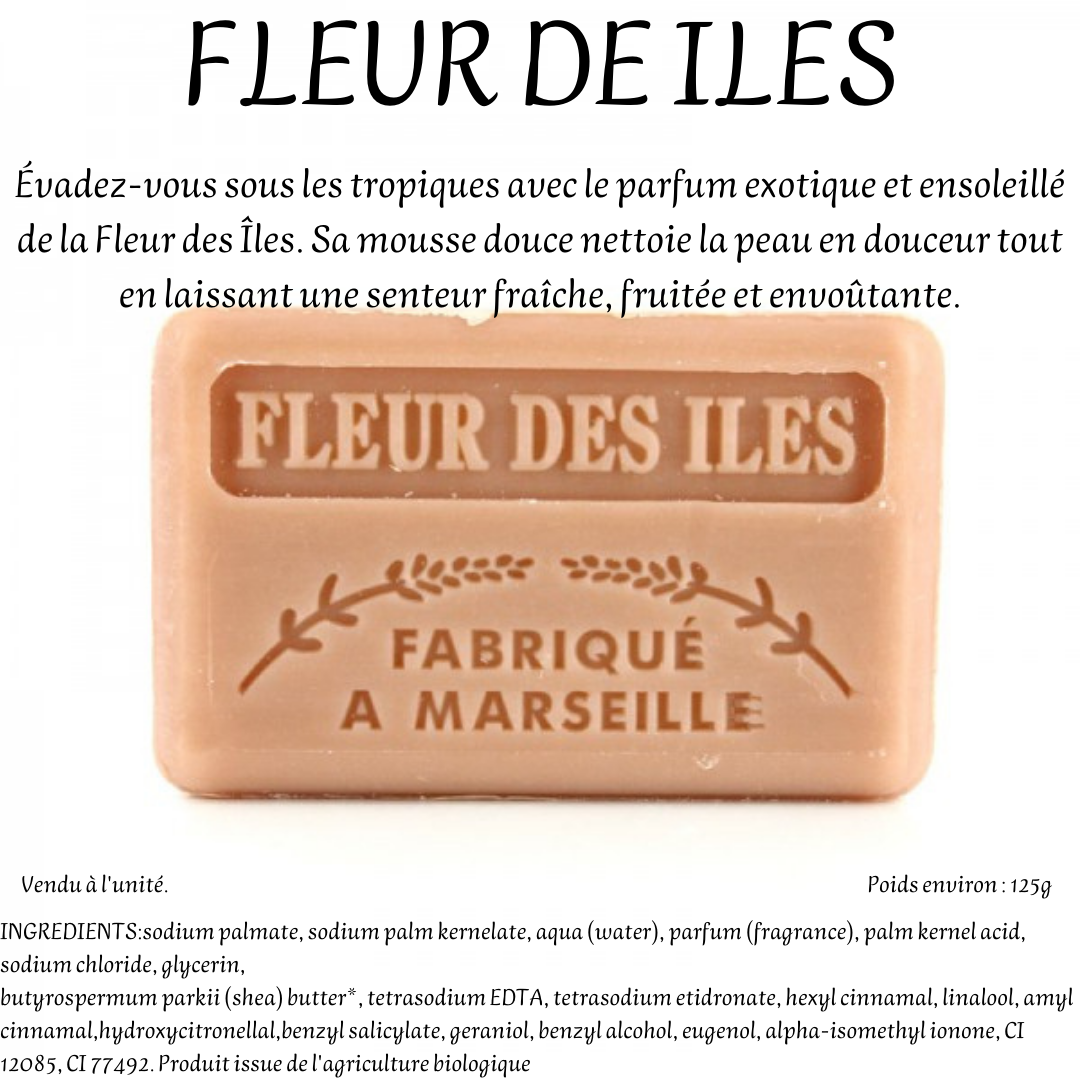 48 Variétés Savonnette Marseillaise au Beurre de Karité Bio