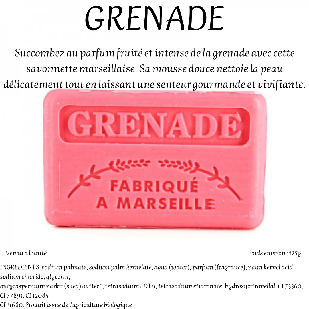 48 Variétés Savonnette Marseillaise au Beurre de Karité Bio