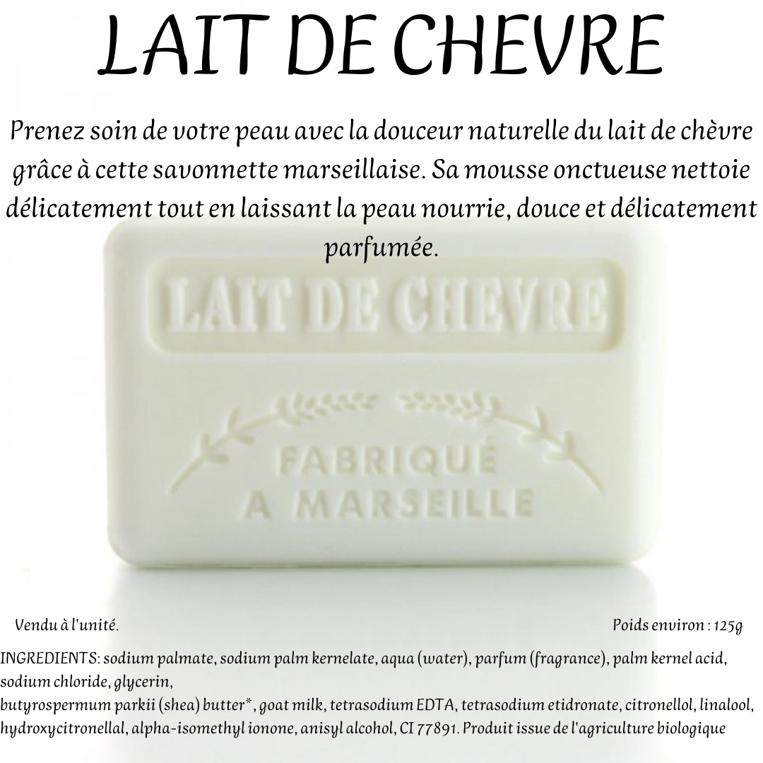 48 Variétés Savonnette Marseillaise au Beurre de Karité Bio