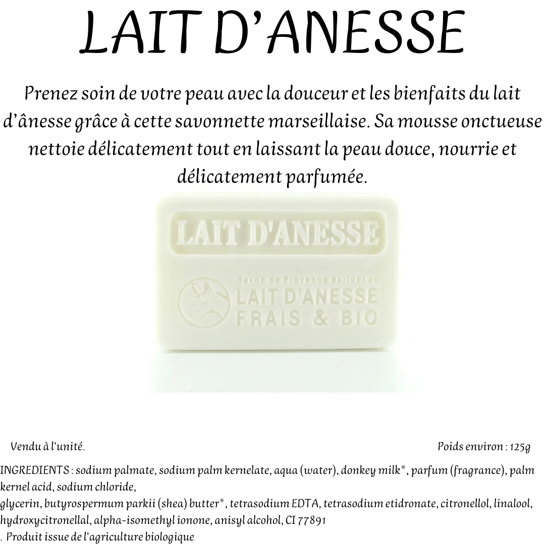 48 Variétés Savonnette Marseillaise au Beurre de Karité Bio