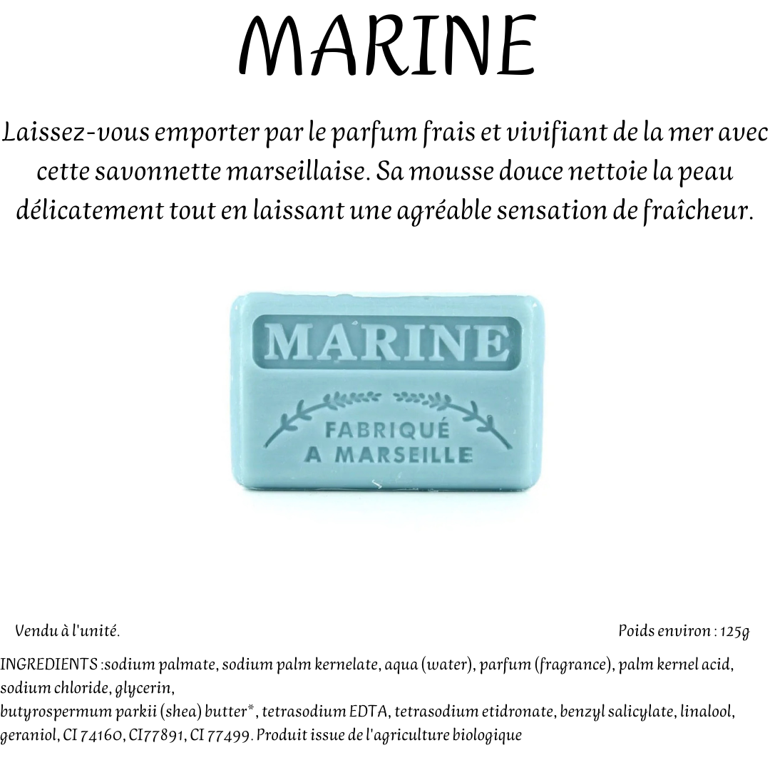 48 Variétés Savonnette Marseillaise au Beurre de Karité Bio