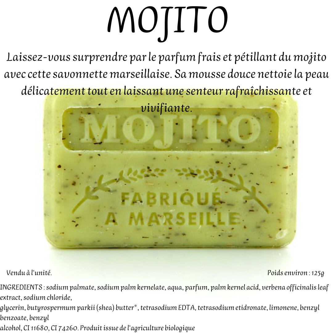 48 Variétés Savonnette Marseillaise au Beurre de Karité Bio