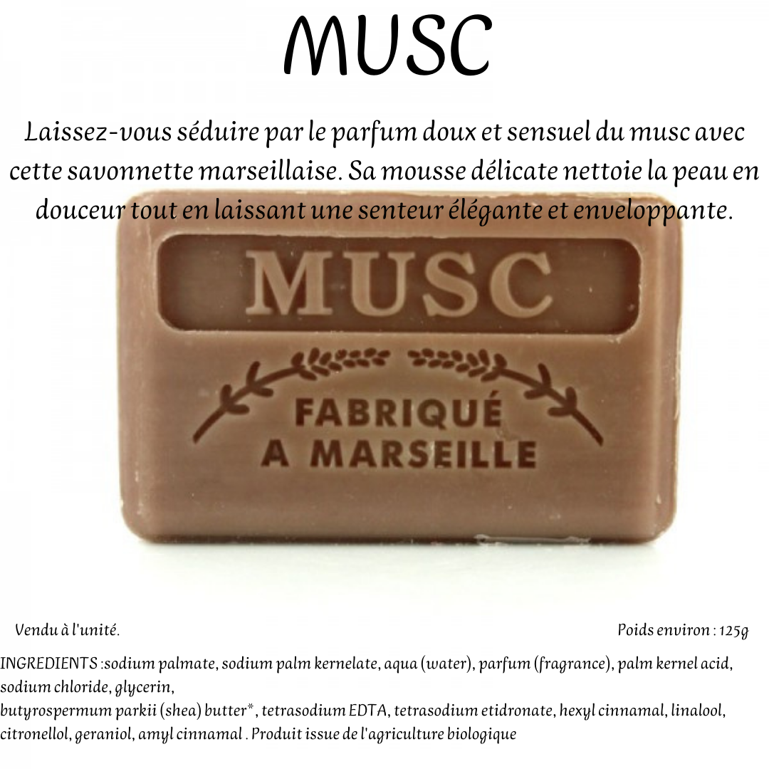 48 Variétés Savonnette Marseillaise au Beurre de Karité Bio