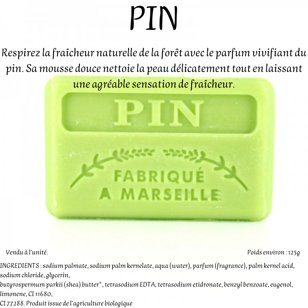 48 Variétés Savonnette Marseillaise au Beurre de Karité Bio