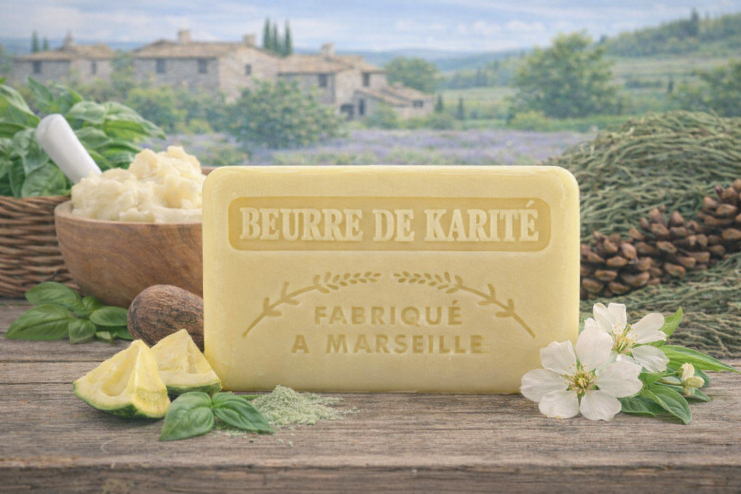 48 Variétés Savonnette Marseillaise au Beurre de Karité Bio