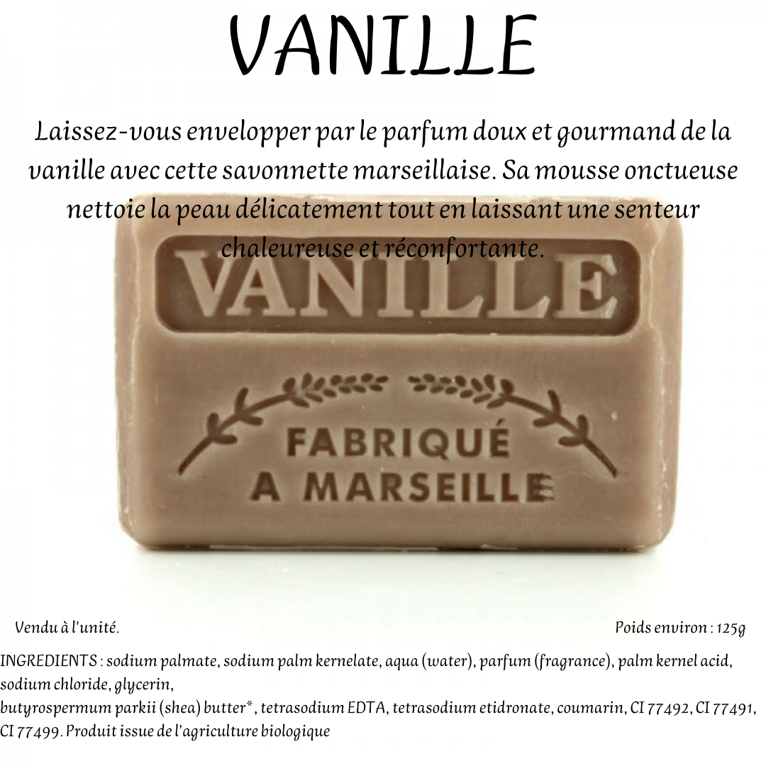 48 Variétés Savonnette Marseillaise au Beurre de Karité Bio