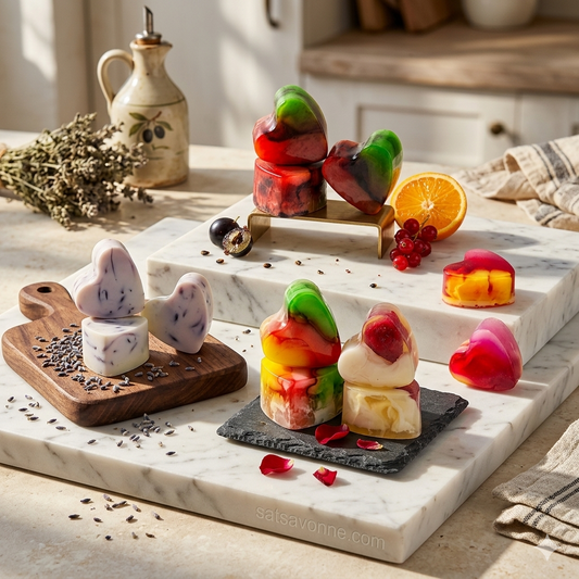 *Savons cœur 41 Variétés*